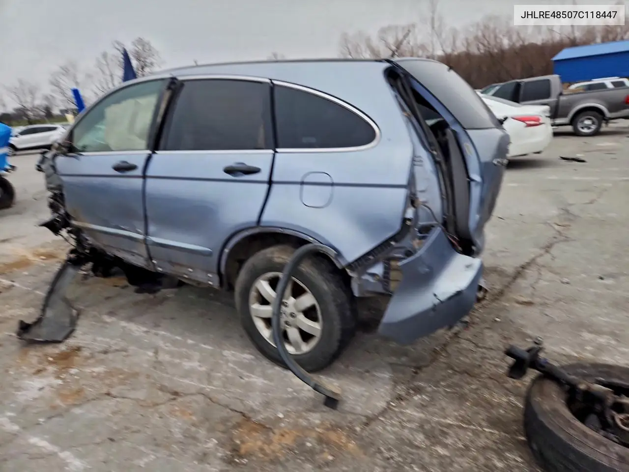 JHLRE48507C118447 2007 Honda Cr-V Ex