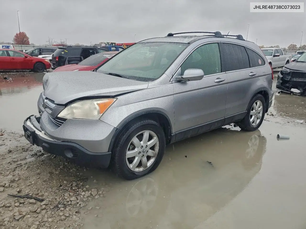JHLRE48738C073023 2008 Honda Cr-V Exl