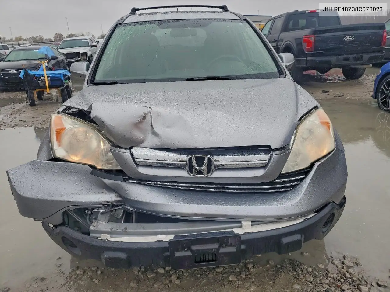 JHLRE48738C073023 2008 Honda Cr-V Exl