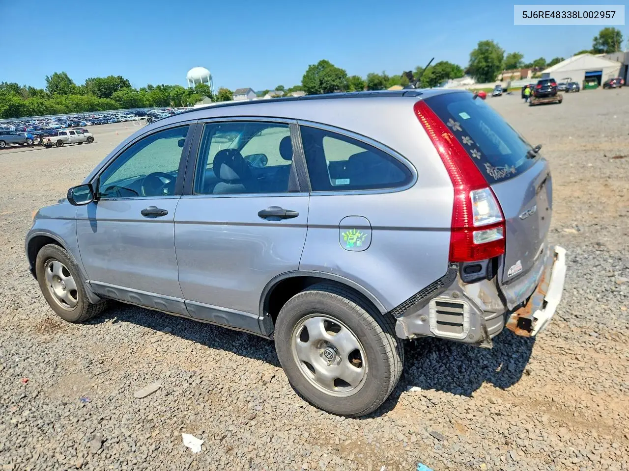 2008 Honda Cr-V Lx VIN: 5J6RE48338L002957 Lot: 61775316
