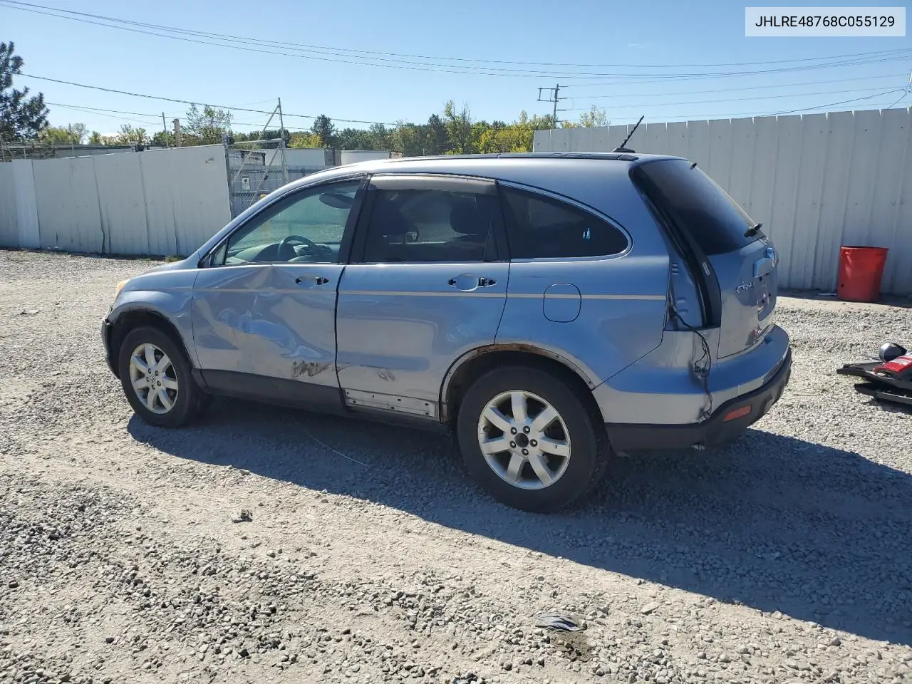 JHLRE48768C055129 2008 Honda Cr-V Exl
