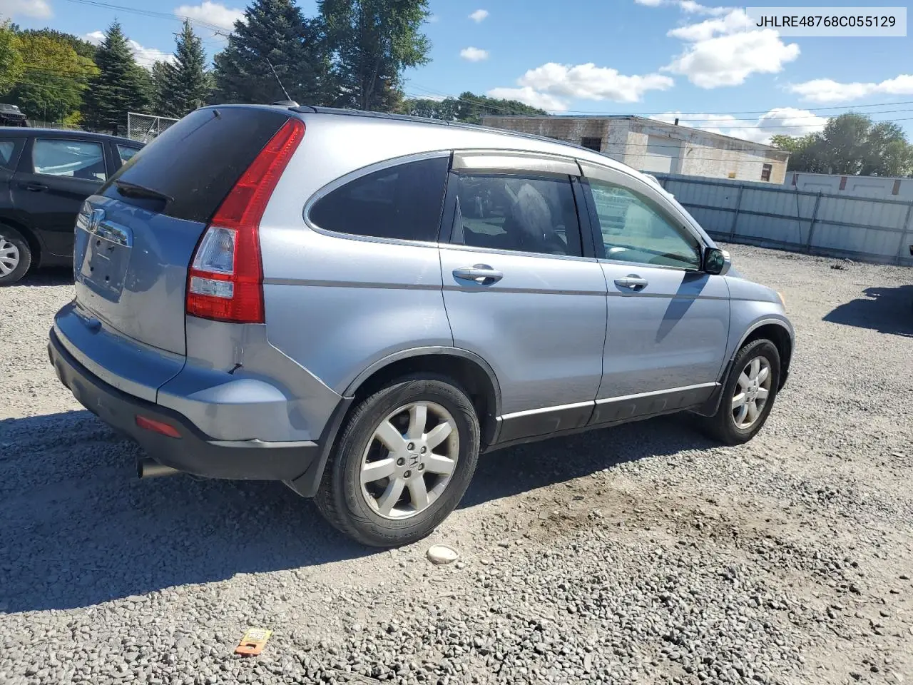 JHLRE48768C055129 2008 Honda Cr-V Exl