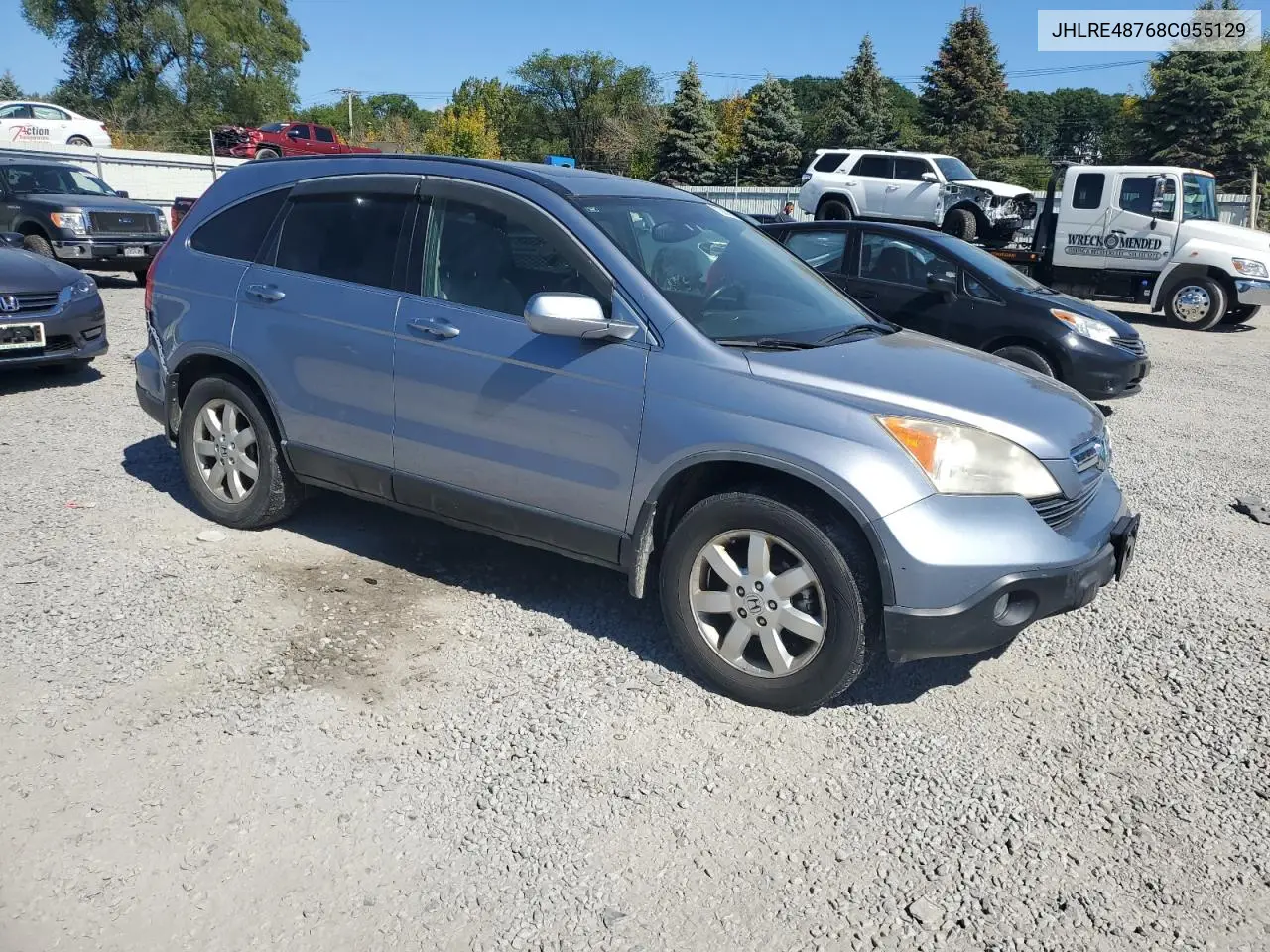 JHLRE48768C055129 2008 Honda Cr-V Exl