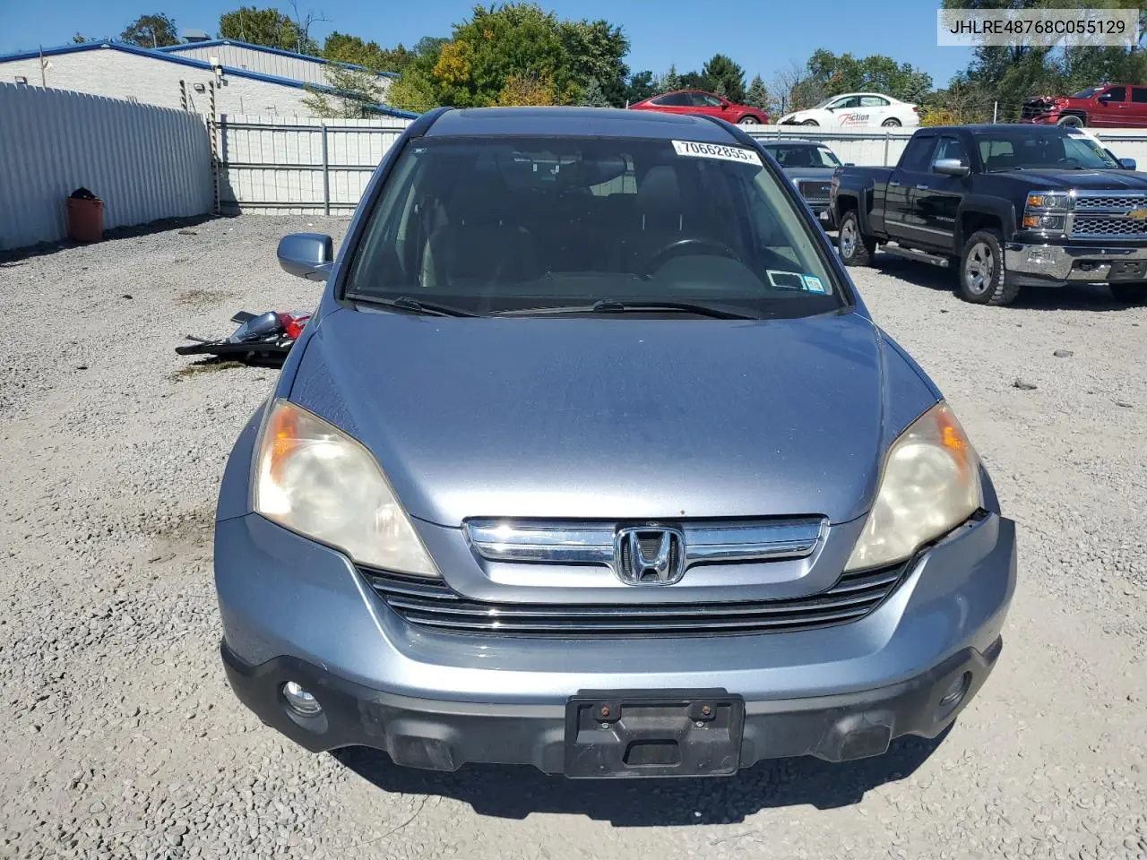 JHLRE48768C055129 2008 Honda Cr-V Exl