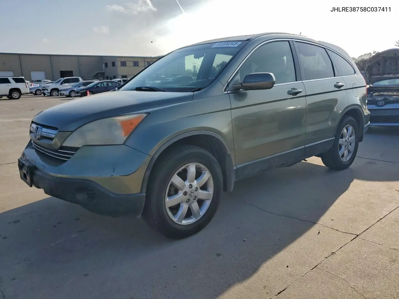 JHLRE38758C037411 2008 Honda Cr-V Exl