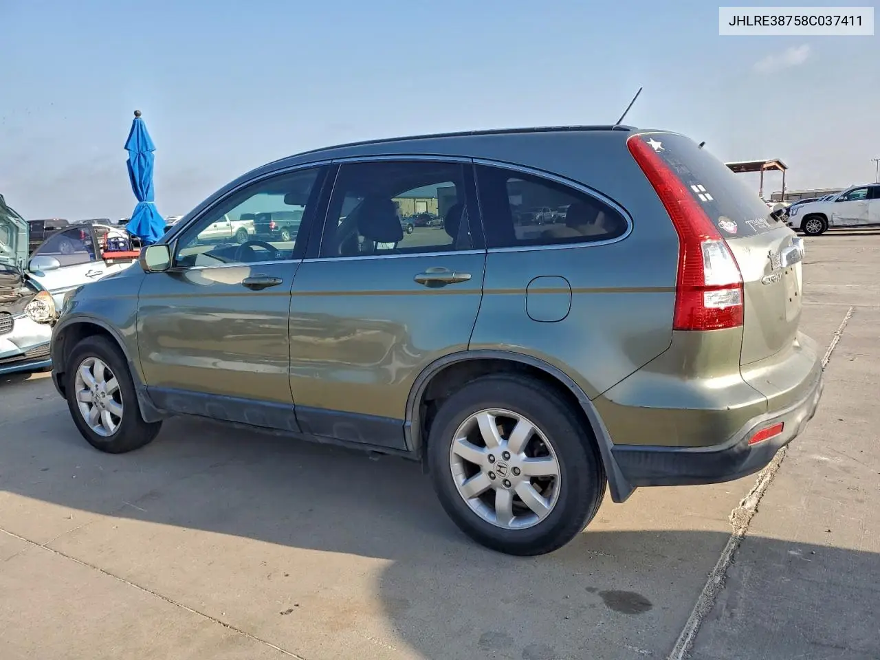 JHLRE38758C037411 2008 Honda Cr-V Exl