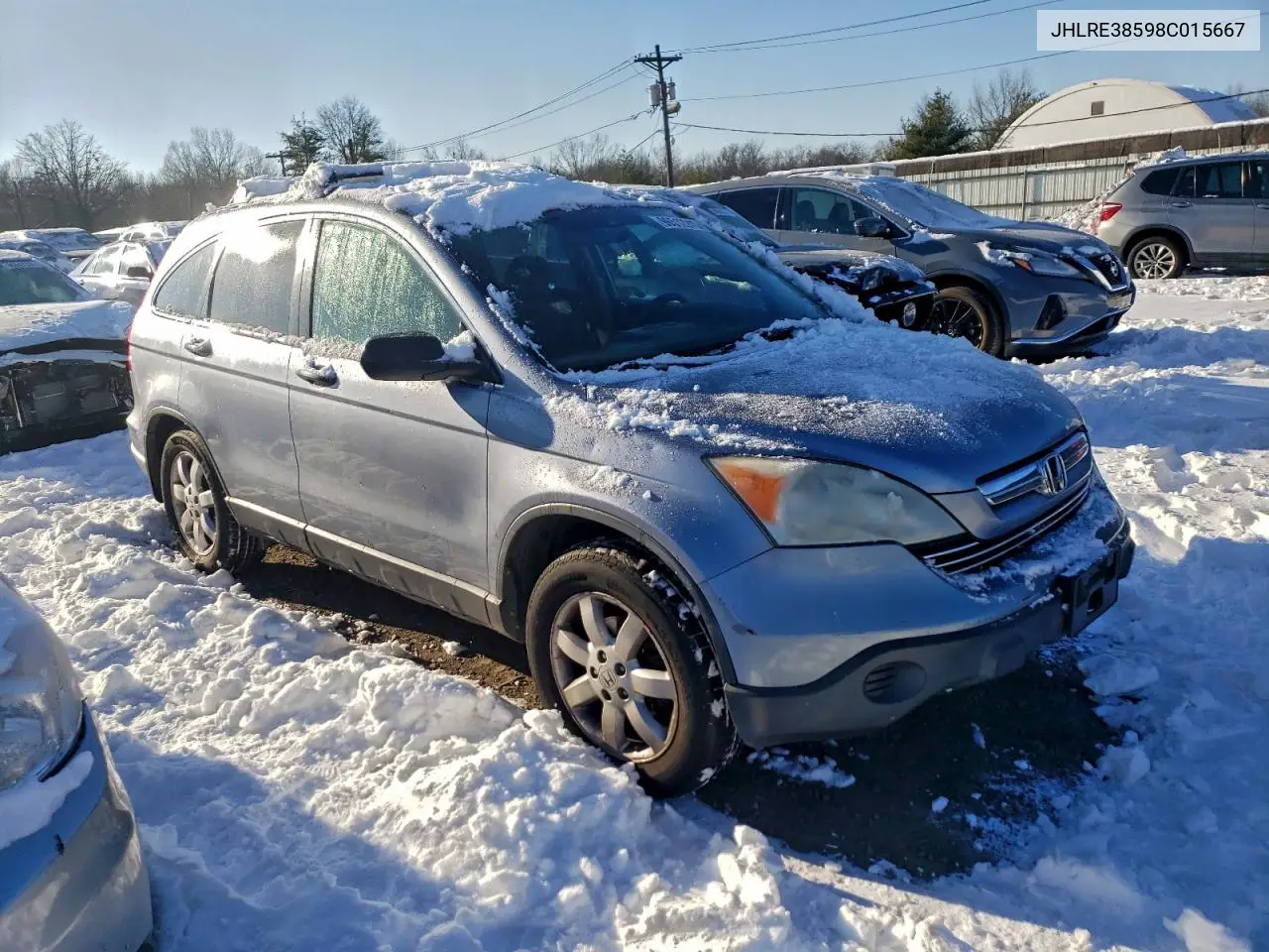 JHLRE38598C015667 2008 Honda Cr-V Ex