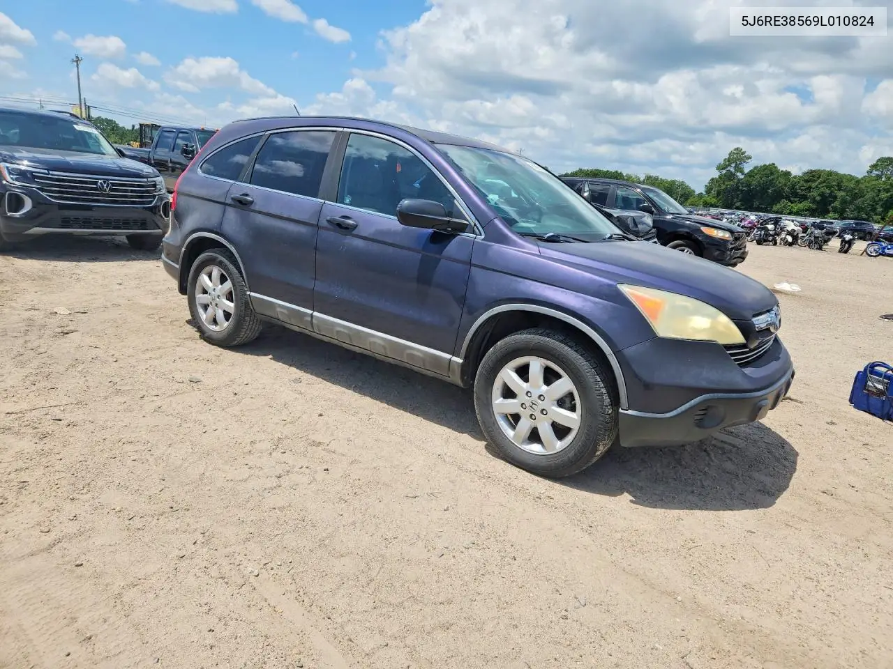 2009 Honda Cr-V Ex VIN: 5J6RE38569L010824 Lot: 60991906