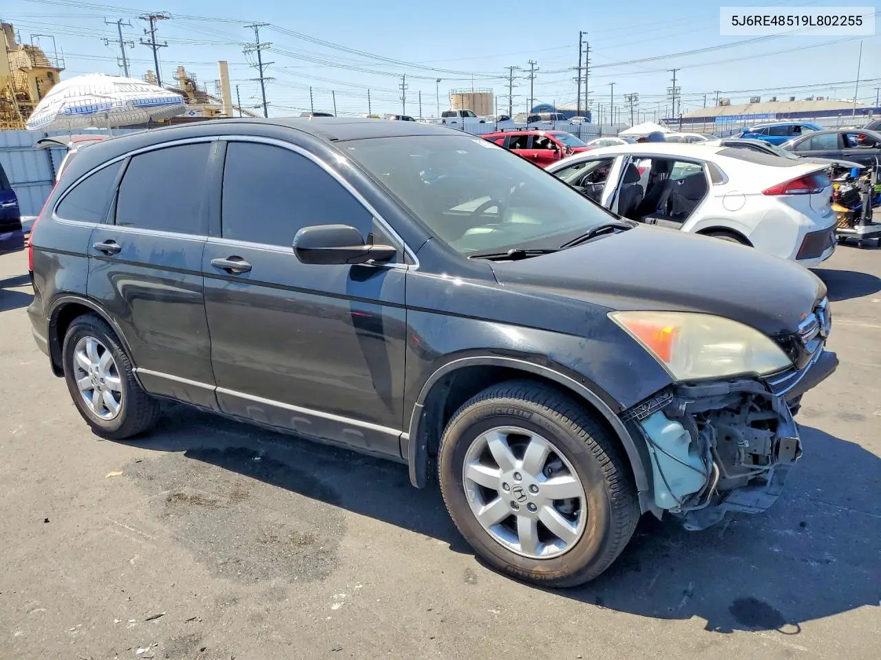 2009 Honda Cr-V Ex VIN: 5J6RE48519L802255 Lot: 61793196