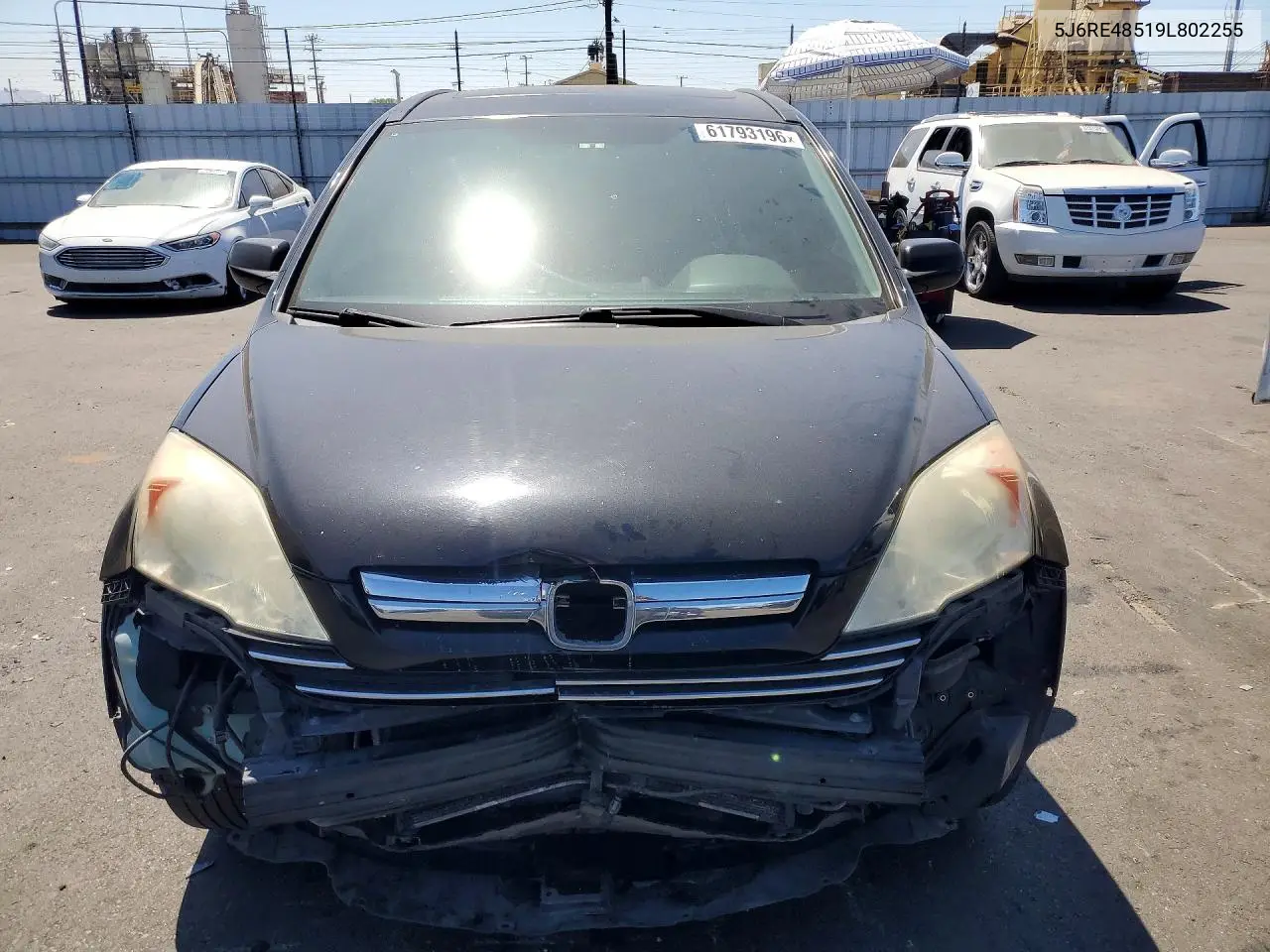 2009 Honda Cr-V Ex VIN: 5J6RE48519L802255 Lot: 61793196