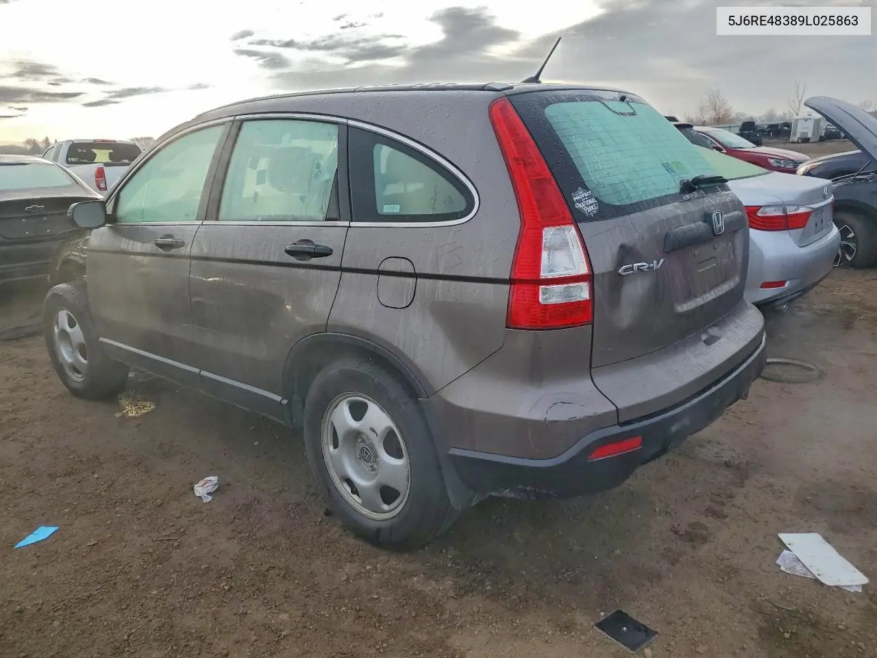 5J6RE48389L025863 2009 Honda Cr-V Lx