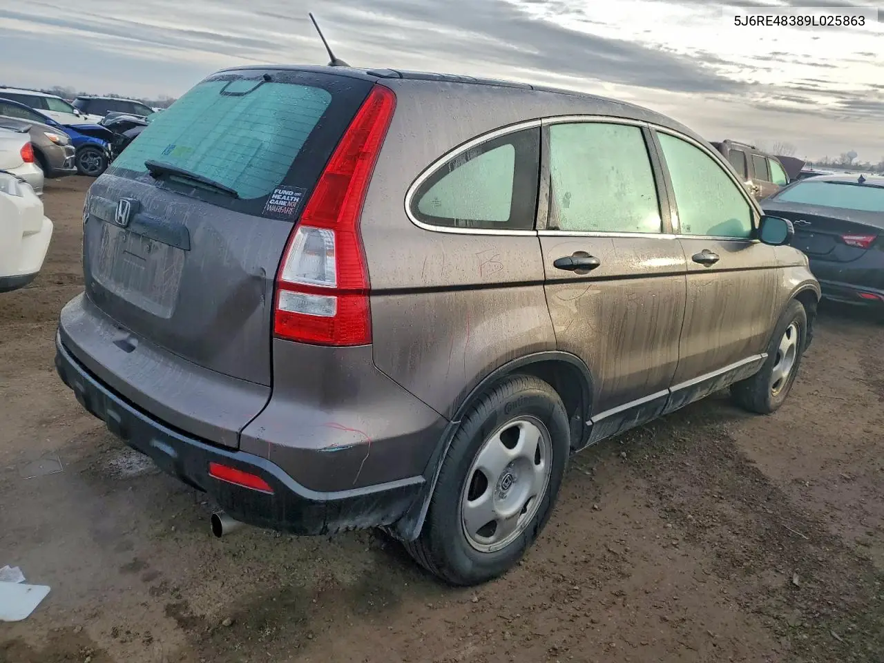 5J6RE48389L025863 2009 Honda Cr-V Lx