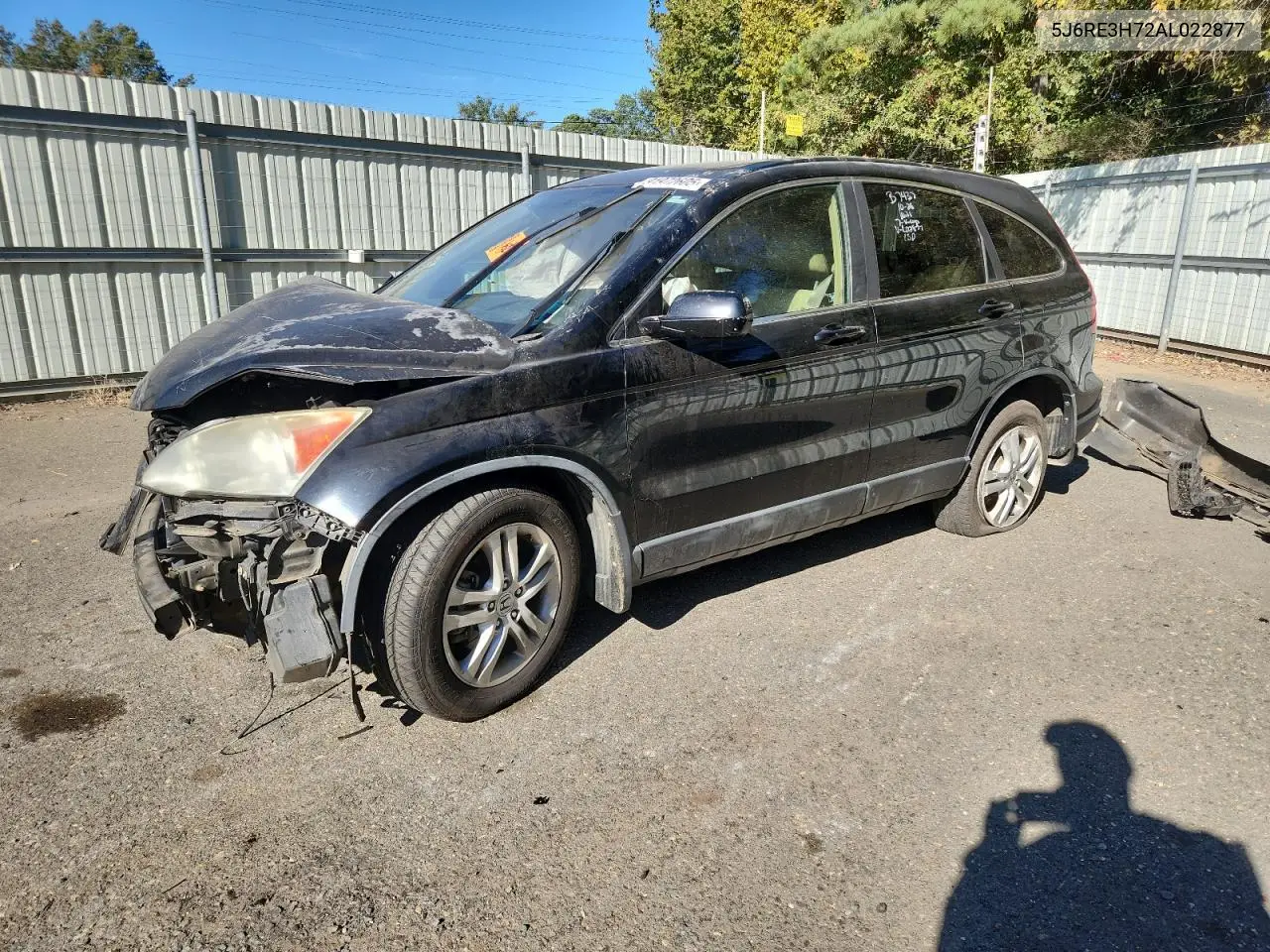 5J6RE3H72AL022877 2010 Honda Cr-V Exl