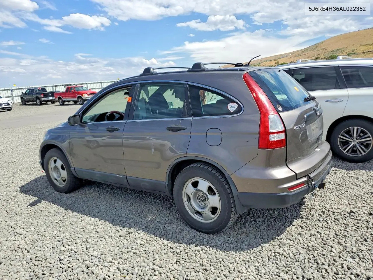 2010 Honda Cr-V Lx VIN: 5J6RE4H36AL022352 Lot: 60526776