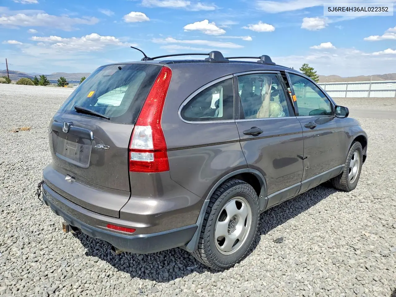 2010 Honda Cr-V Lx VIN: 5J6RE4H36AL022352 Lot: 60526776