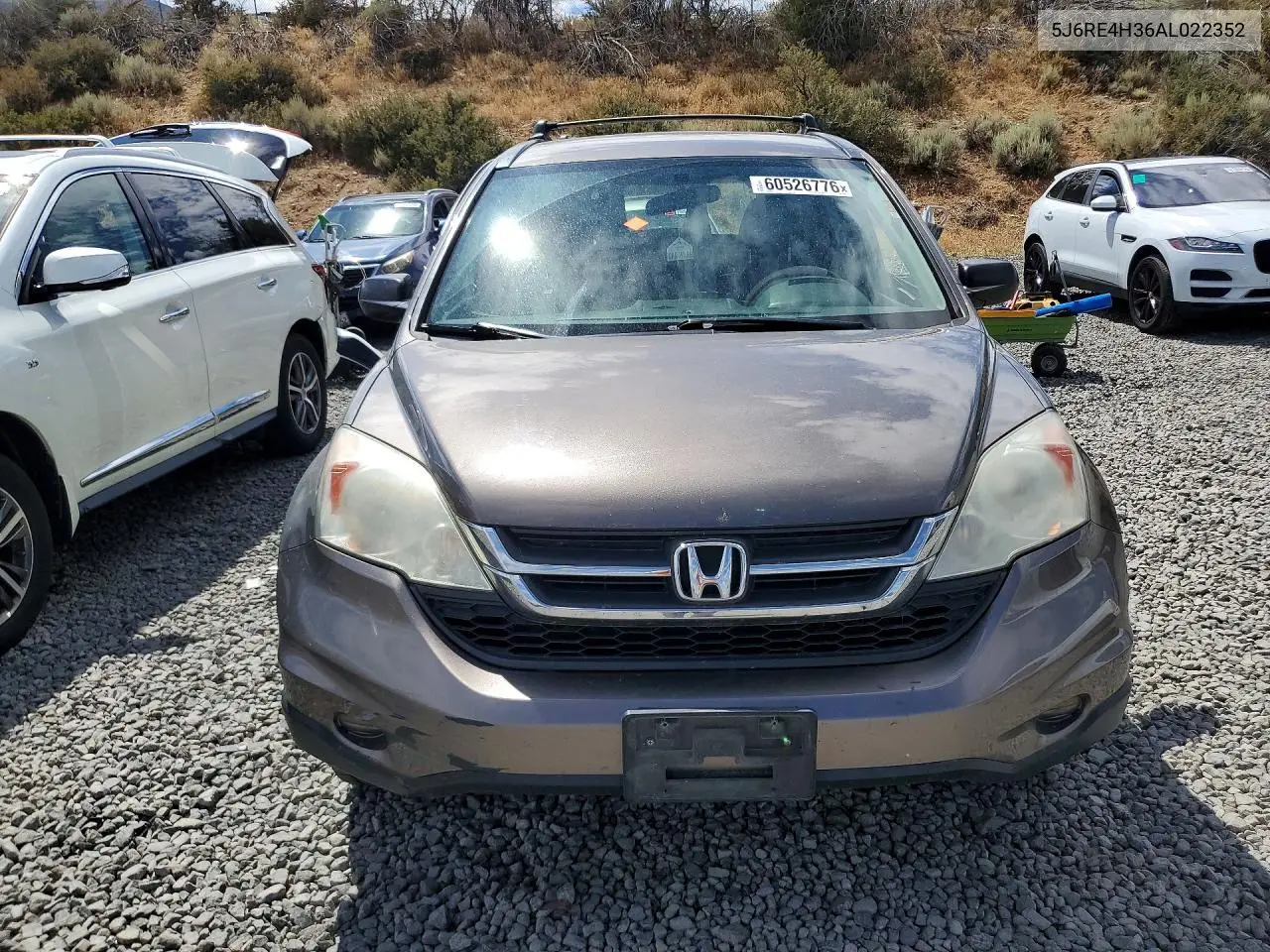 2010 Honda Cr-V Lx VIN: 5J6RE4H36AL022352 Lot: 60526776