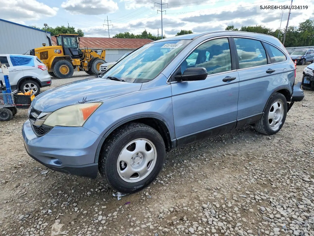 2010 Honda Cr-V Lx VIN: 5J6RE4H35AL034119 Lot: 61574806