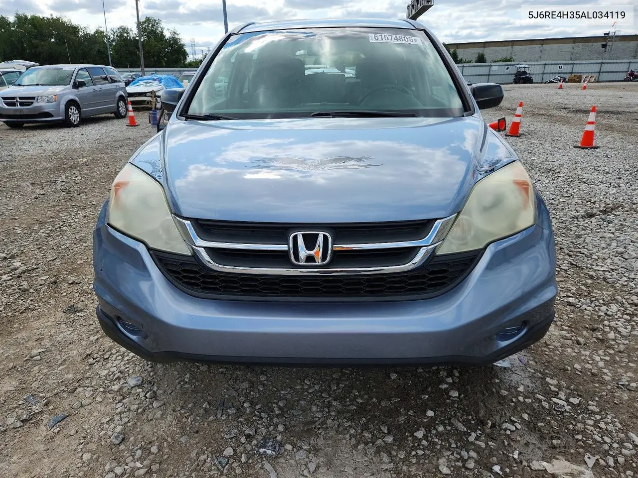 2010 Honda Cr-V Lx VIN: 5J6RE4H35AL034119 Lot: 61574806