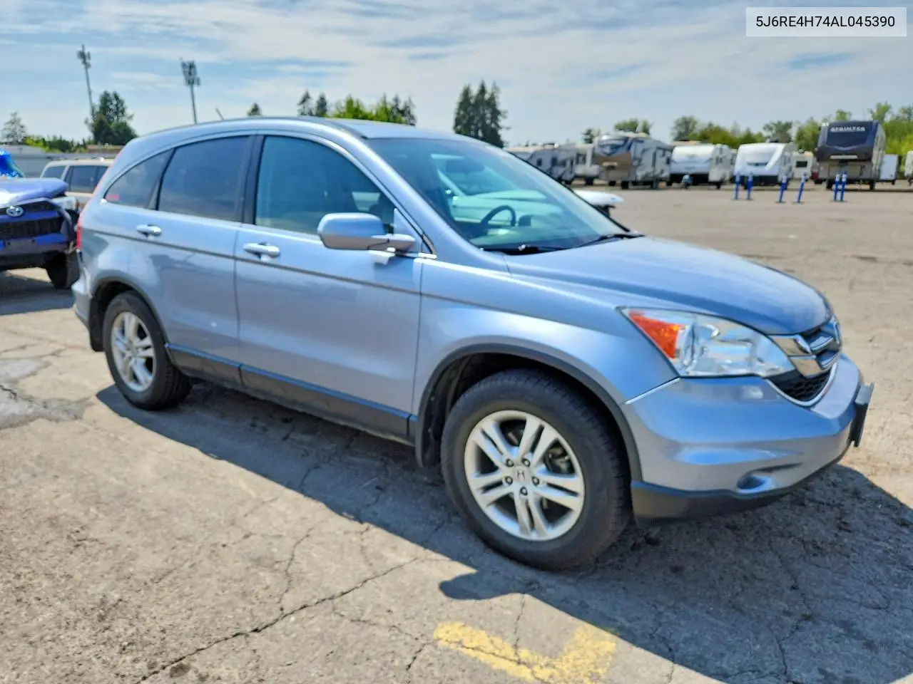 2010 Honda Cr-V Exl VIN: 5J6RE4H74AL045390 Lot: 61977786