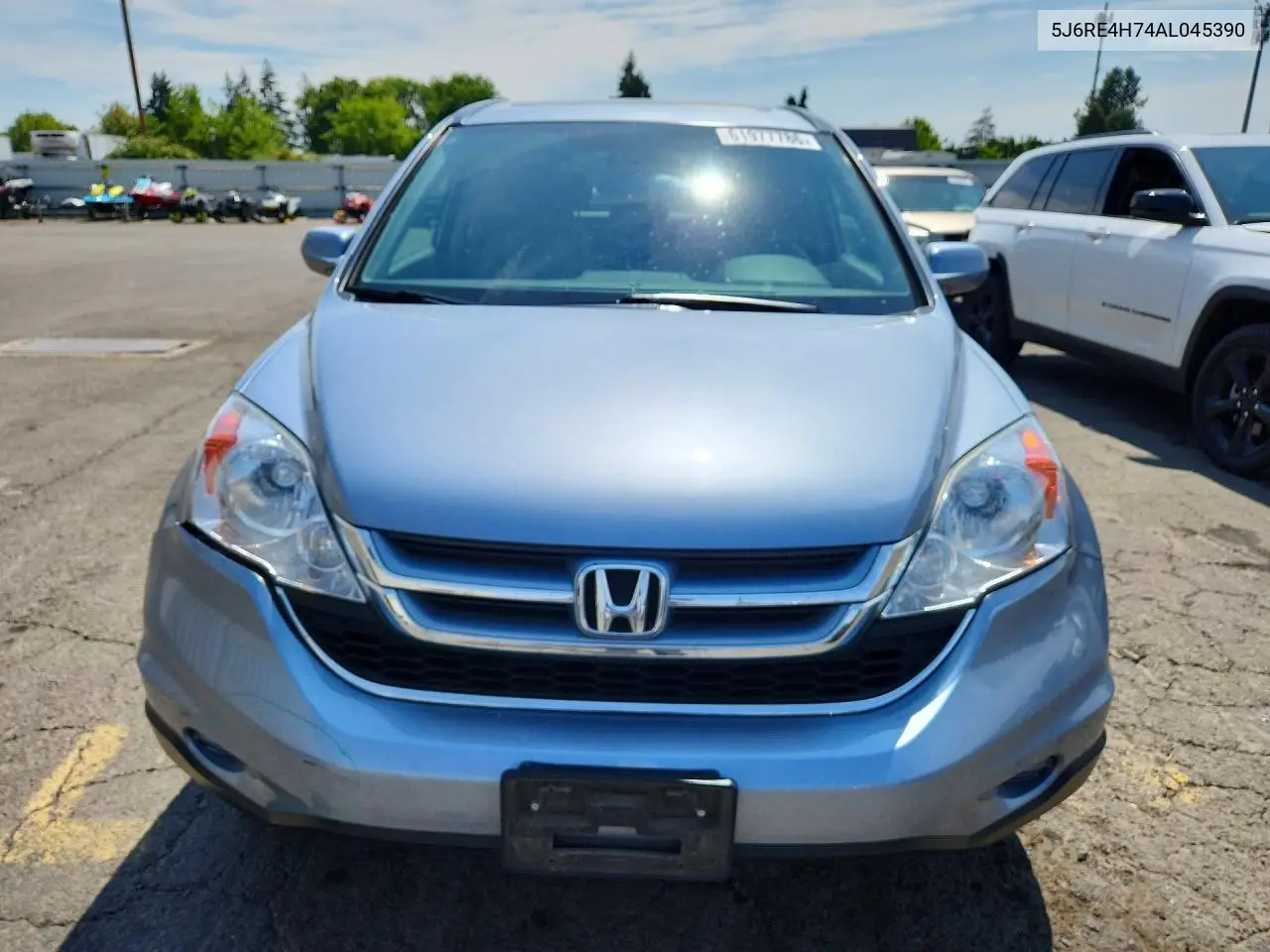 2010 Honda Cr-V Exl VIN: 5J6RE4H74AL045390 Lot: 61977786