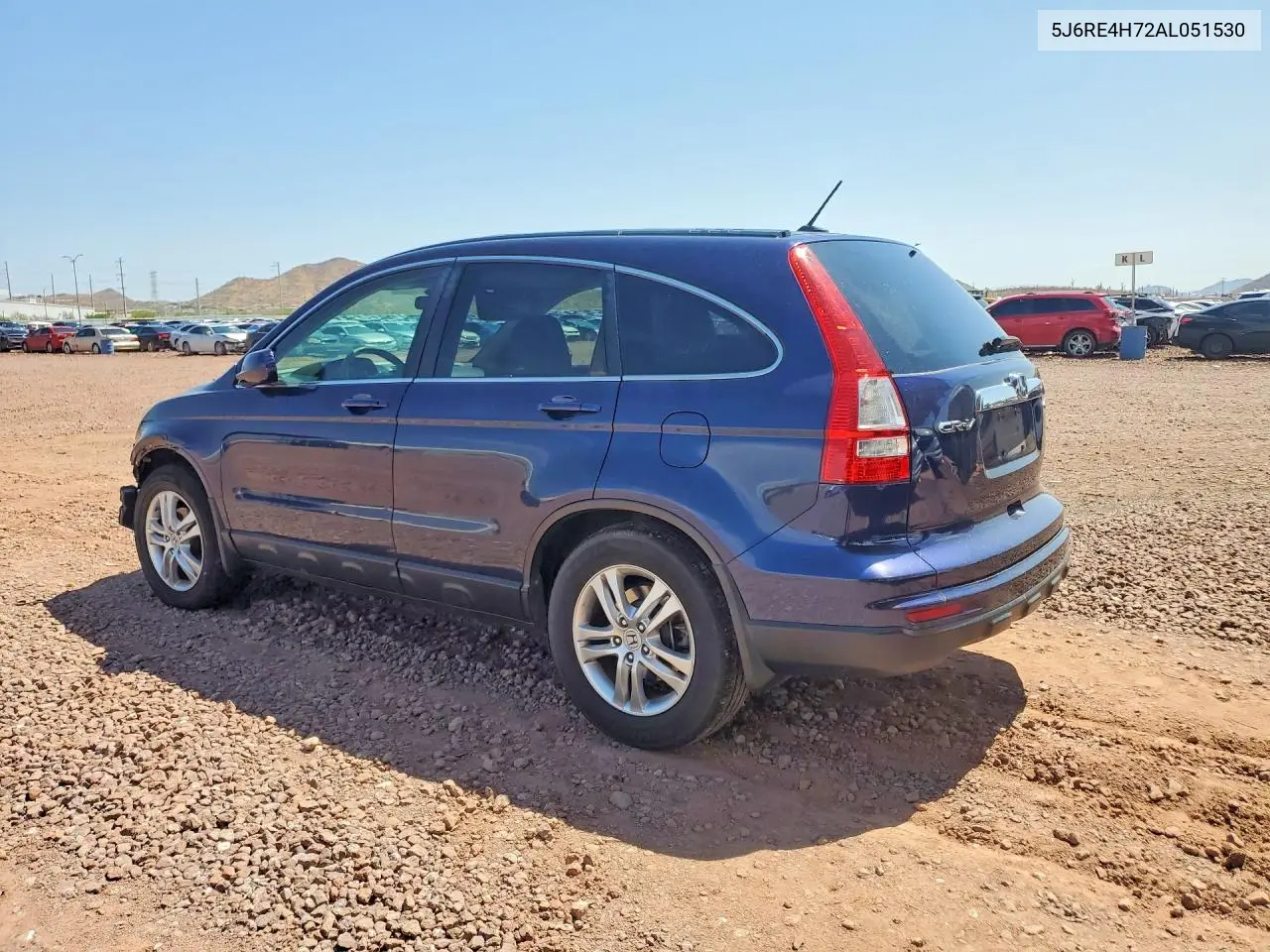 2010 Honda Cr-V Exl VIN: 5J6RE4H72AL051530 Lot: 62009476