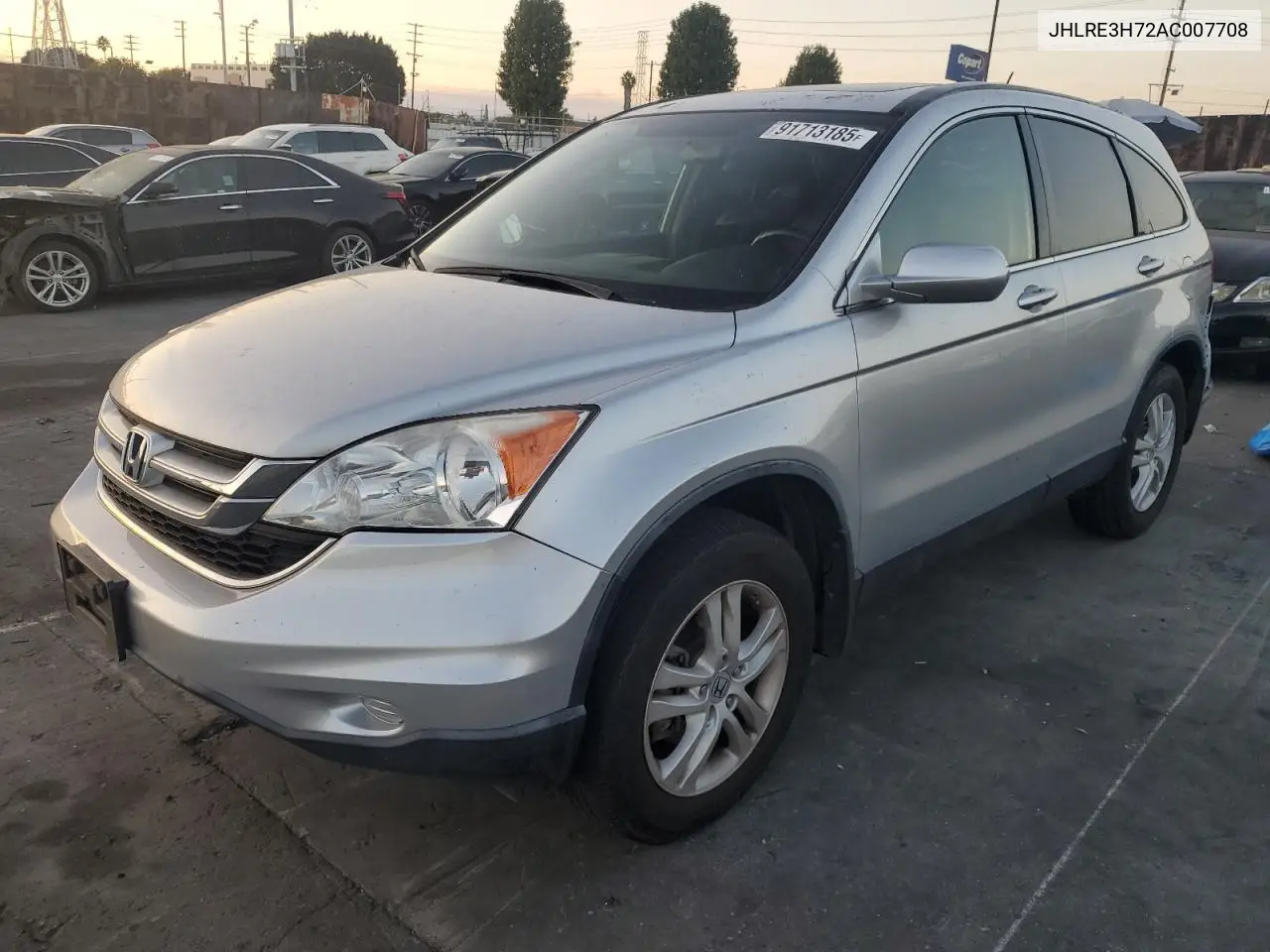 JHLRE3H72AC007708 2010 Honda Cr-V Exl