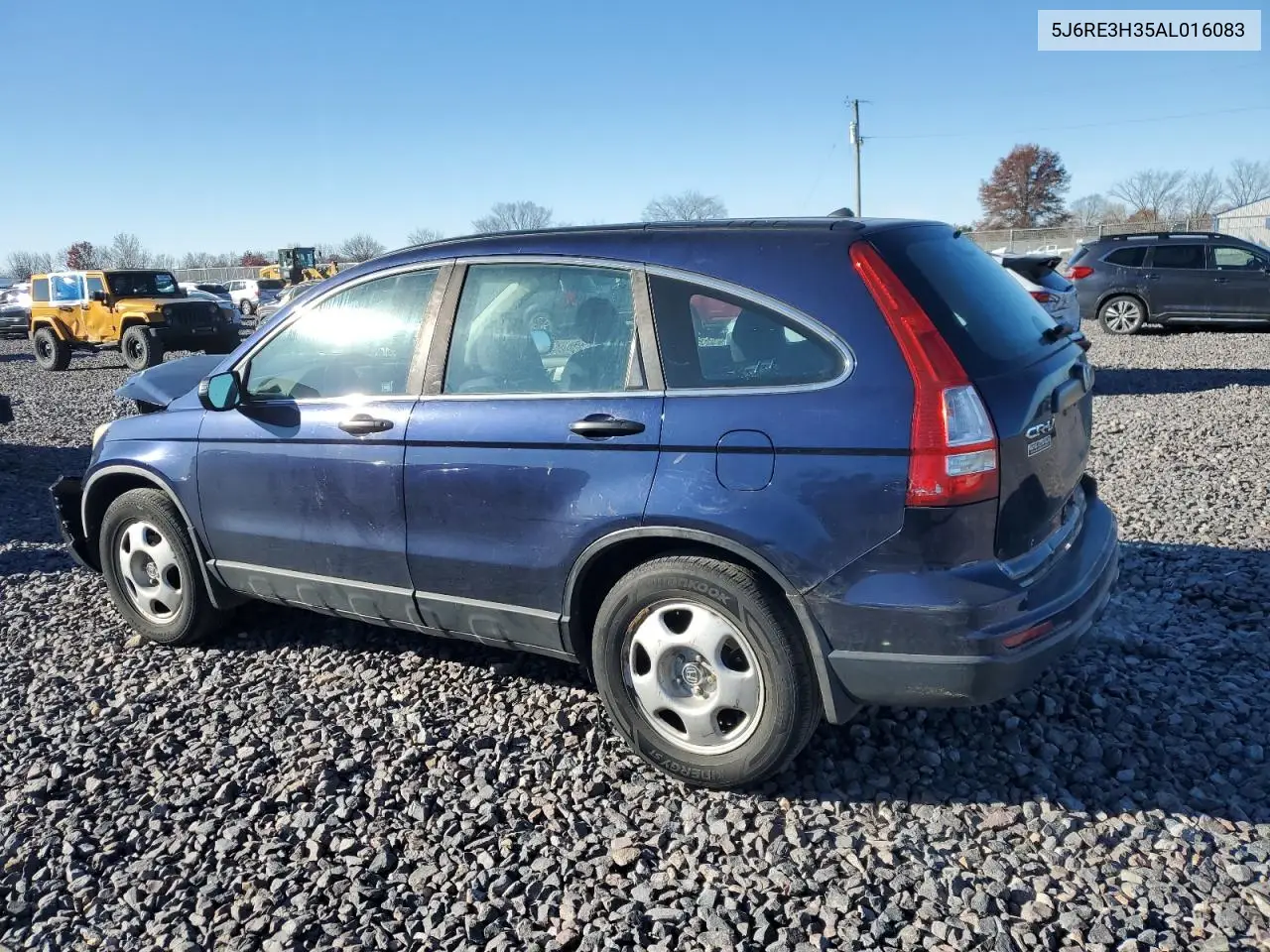5J6RE3H35AL016083 2010 Honda Cr-V Lx