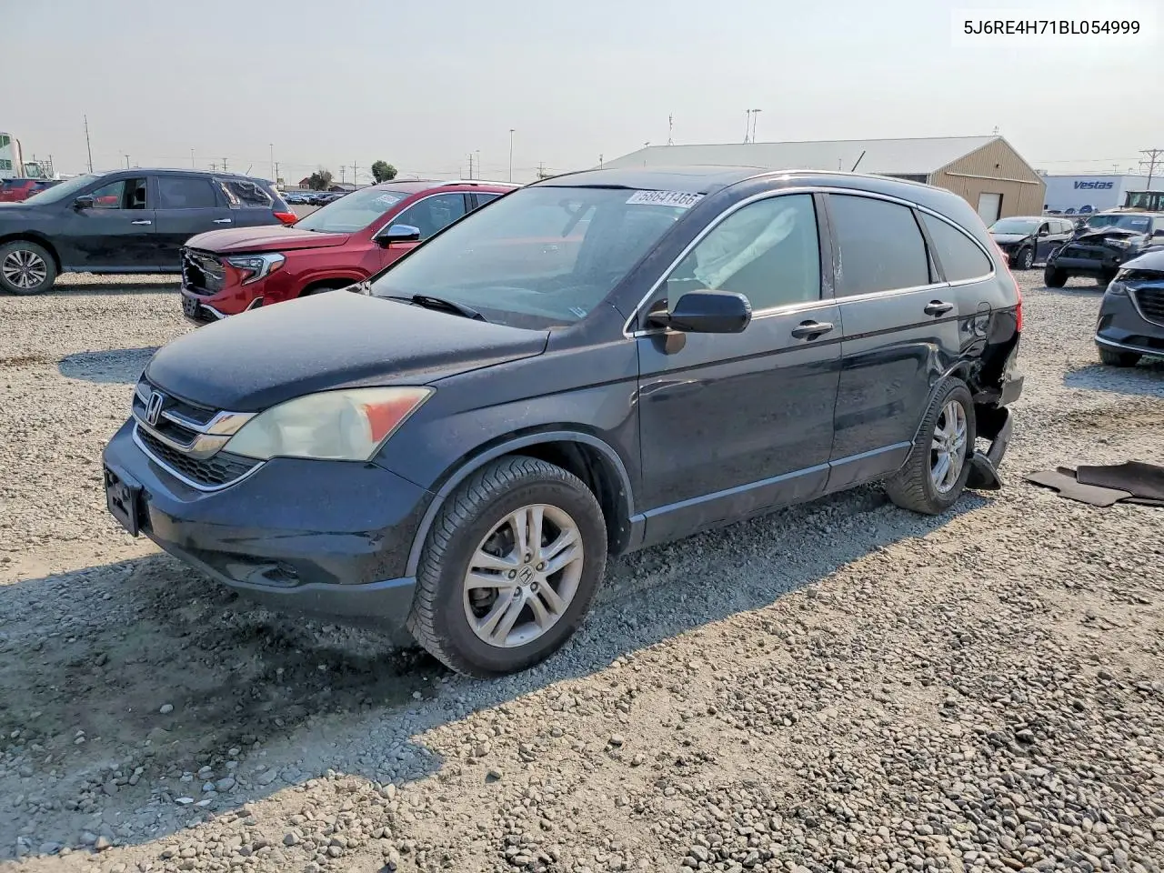2011 Honda Cr-V Exl VIN: 5J6RE4H71BL054999 Lot: 58641466