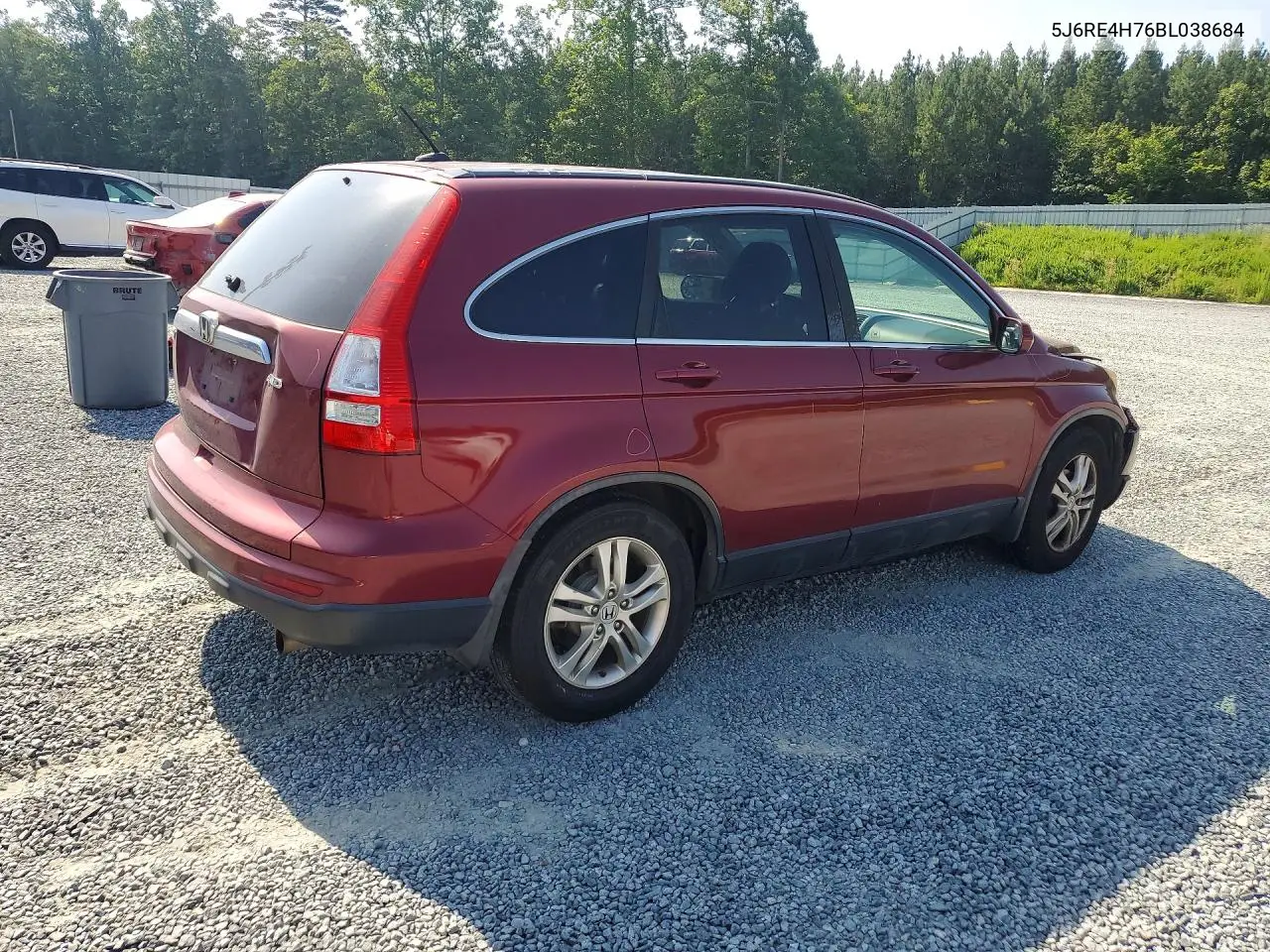 2011 Honda Cr-V Exl VIN: 5J6RE4H76BL038684 Lot: 58754776