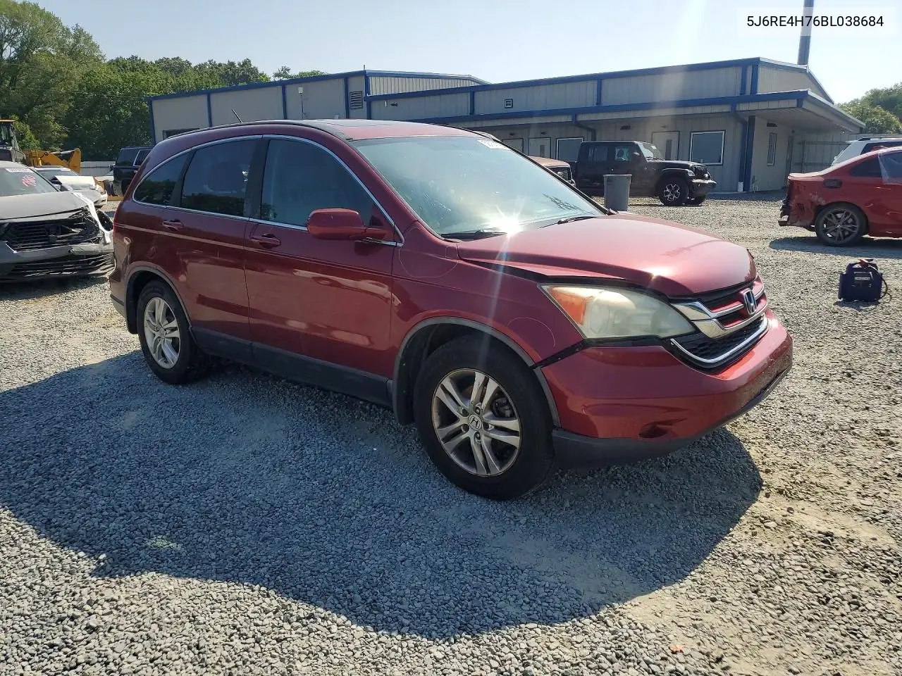 2011 Honda Cr-V Exl VIN: 5J6RE4H76BL038684 Lot: 58754776
