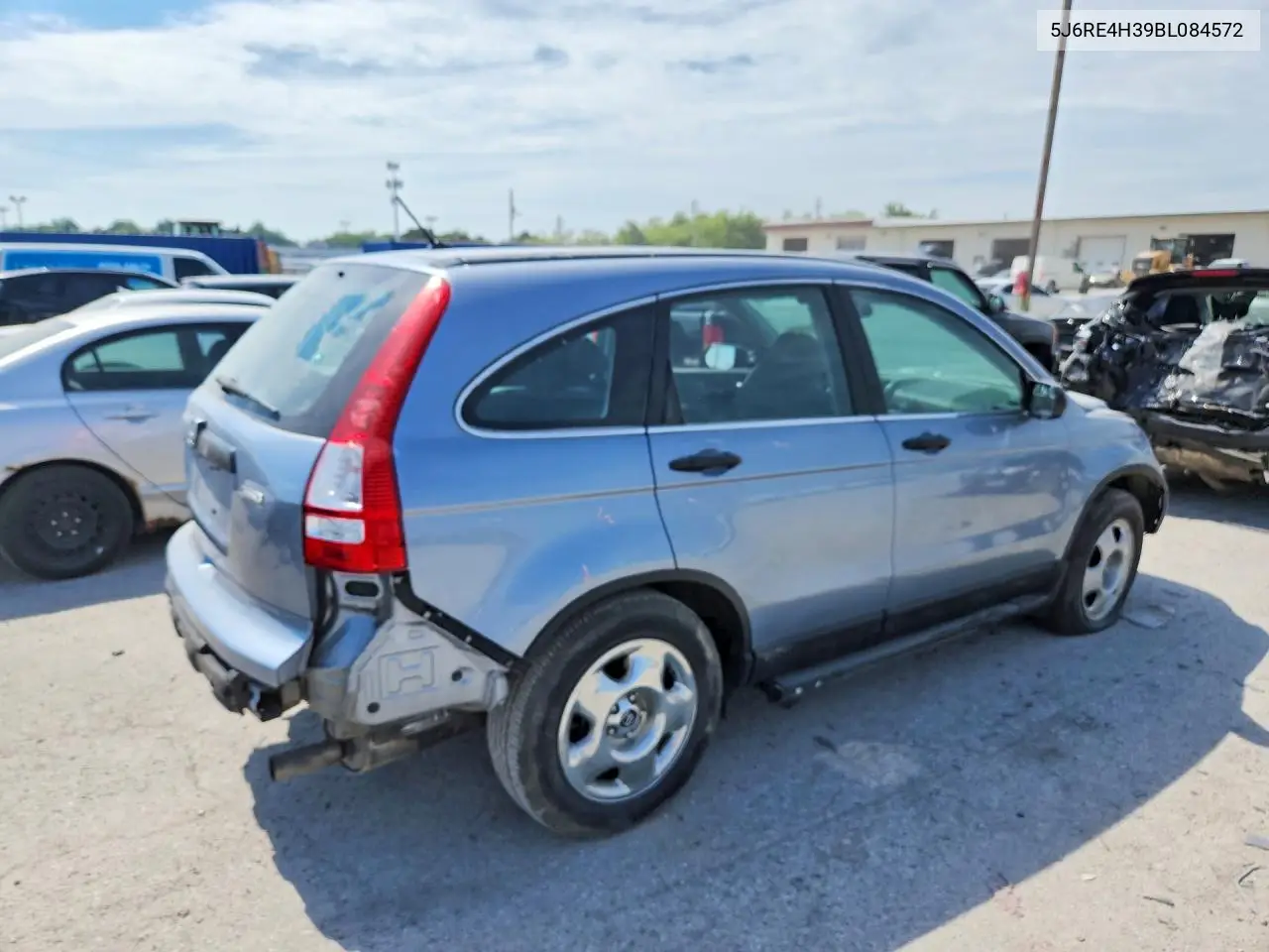 2011 Honda Cr-V Lx VIN: 5J6RE4H39BL084572 Lot: 60012026