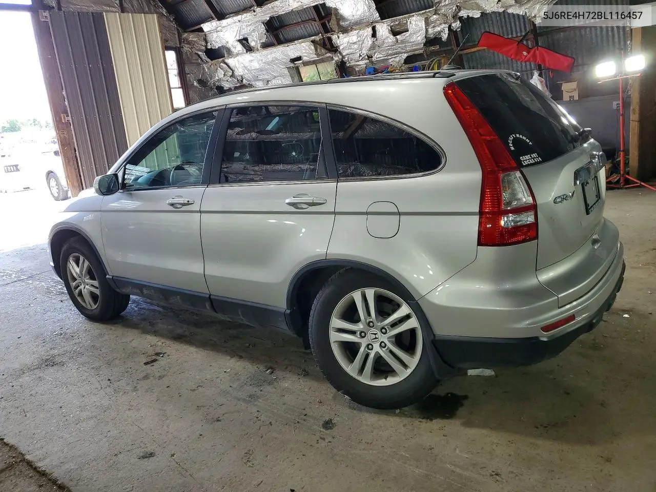 2011 Honda Cr-V Exl VIN: 5J6RE4H72BL116457 Lot: 62012286