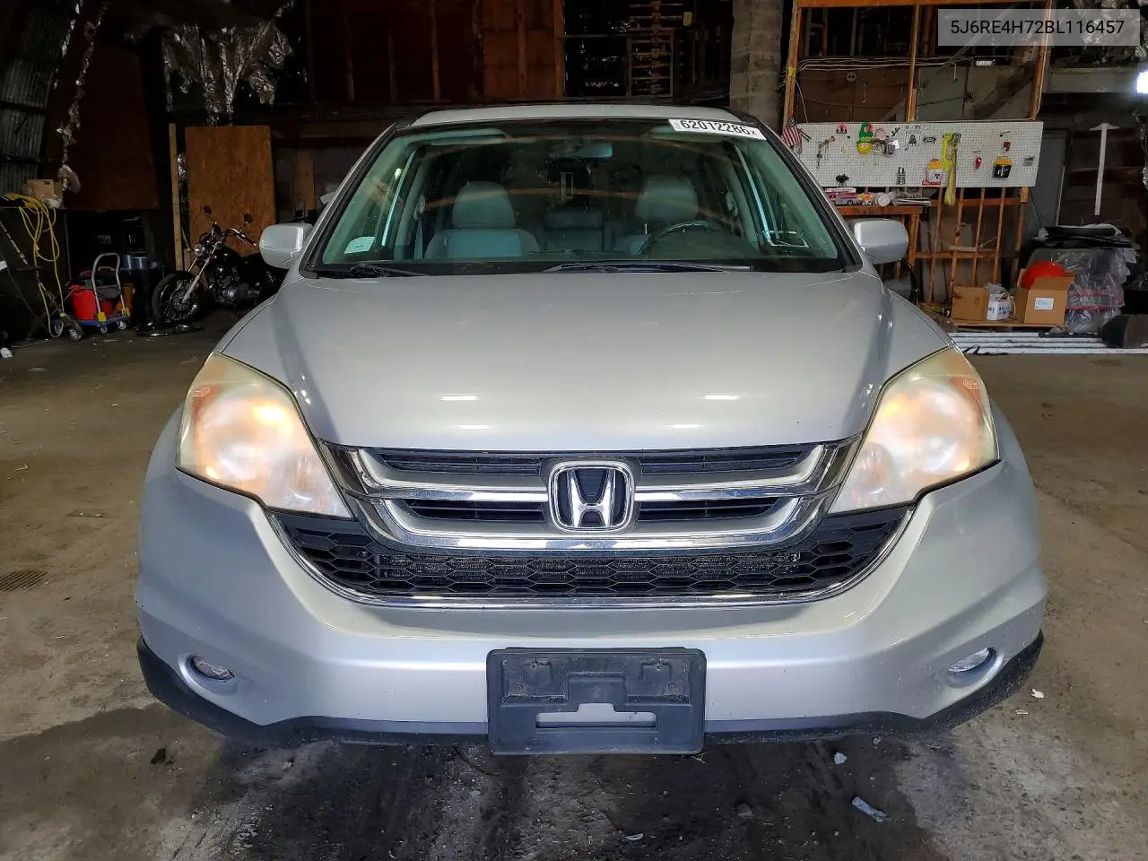 2011 Honda Cr-V Exl VIN: 5J6RE4H72BL116457 Lot: 62012286
