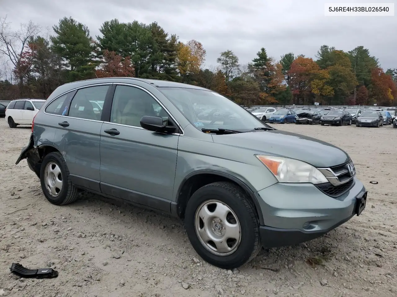 5J6RE4H33BL026540 2011 Honda Cr-V Lx
