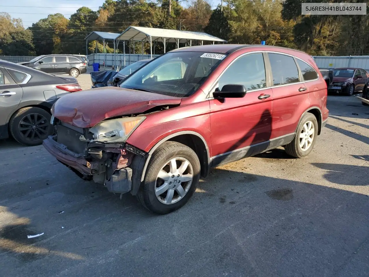 5J6RE3H41BL043744 2011 Honda Cr-V Se