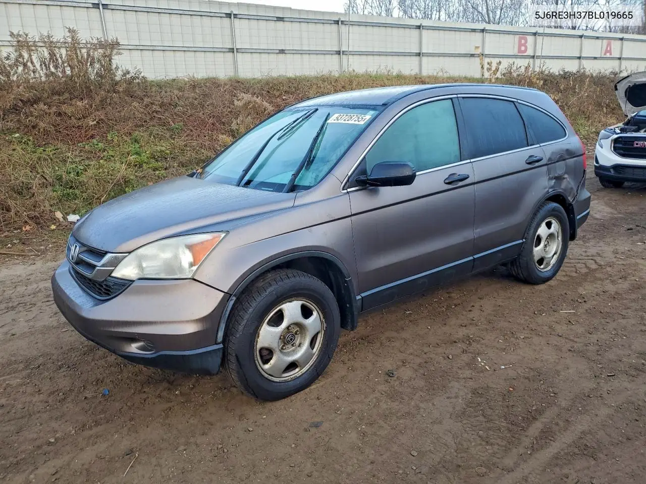5J6RE3H37BL019665 2011 Honda Cr-V Lx