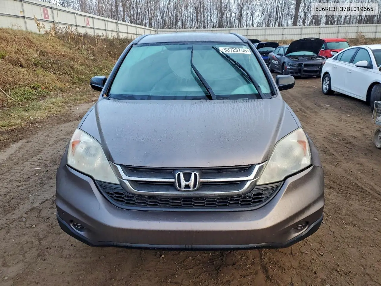 5J6RE3H37BL019665 2011 Honda Cr-V Lx