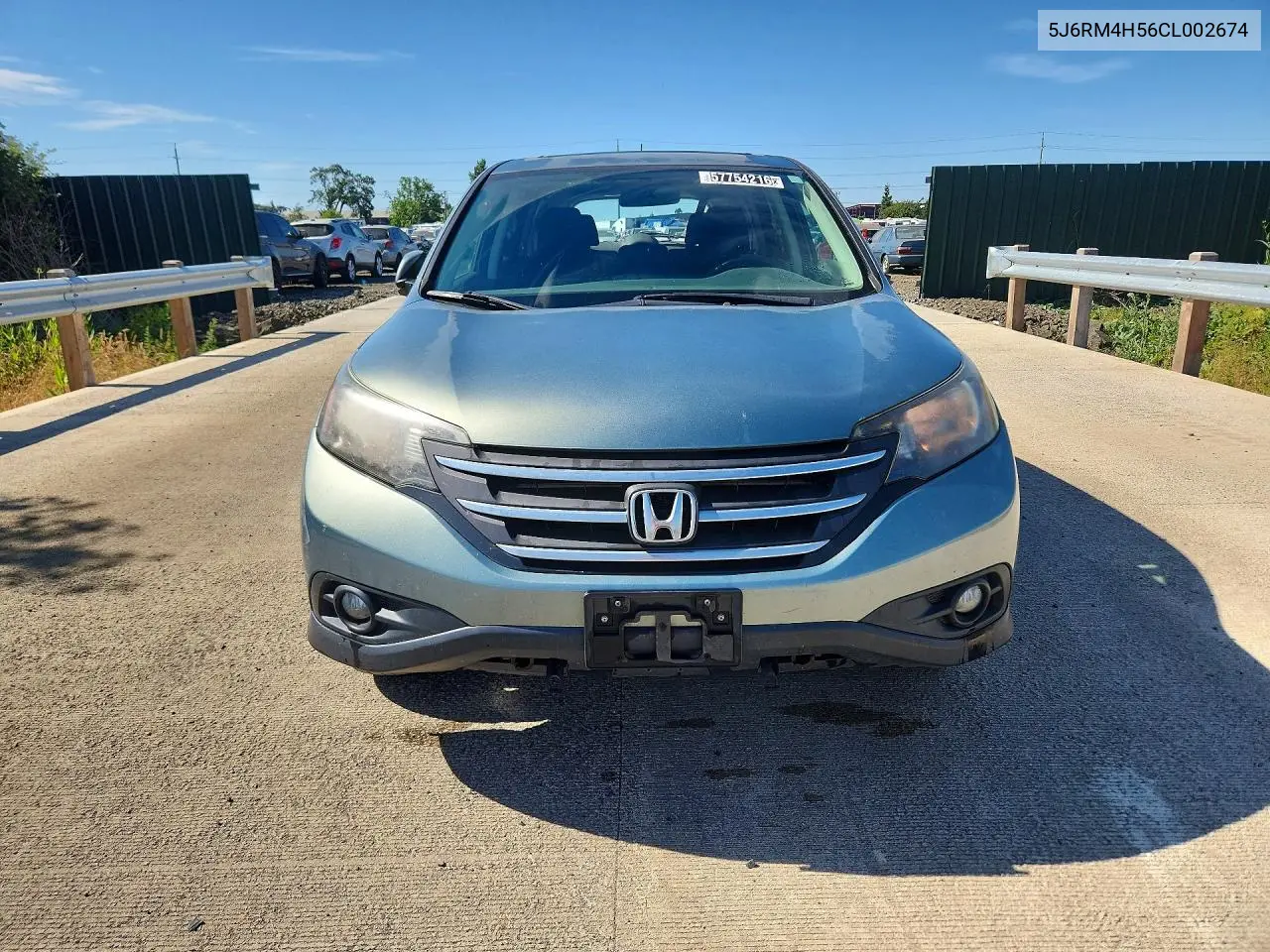 2012 Honda Cr-V Ex VIN: 5J6RM4H56CL002674 Lot: 57754216