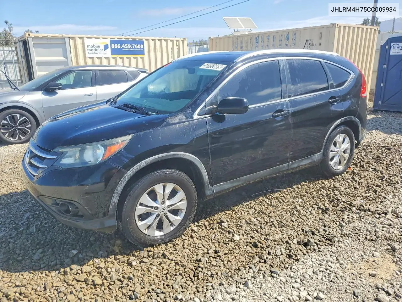 2012 Honda Cr-V Exl VIN: JHLRM4H75CC009934 Lot: 58951986