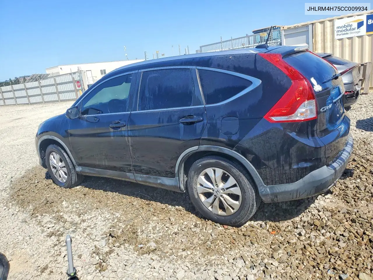 2012 Honda Cr-V Exl VIN: JHLRM4H75CC009934 Lot: 58951986