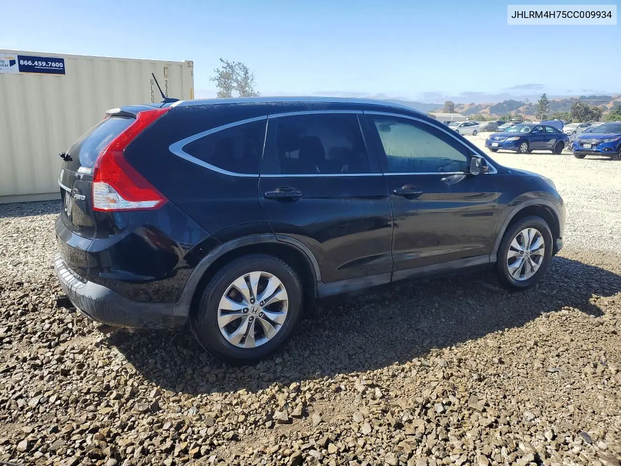 2012 Honda Cr-V Exl VIN: JHLRM4H75CC009934 Lot: 58951986