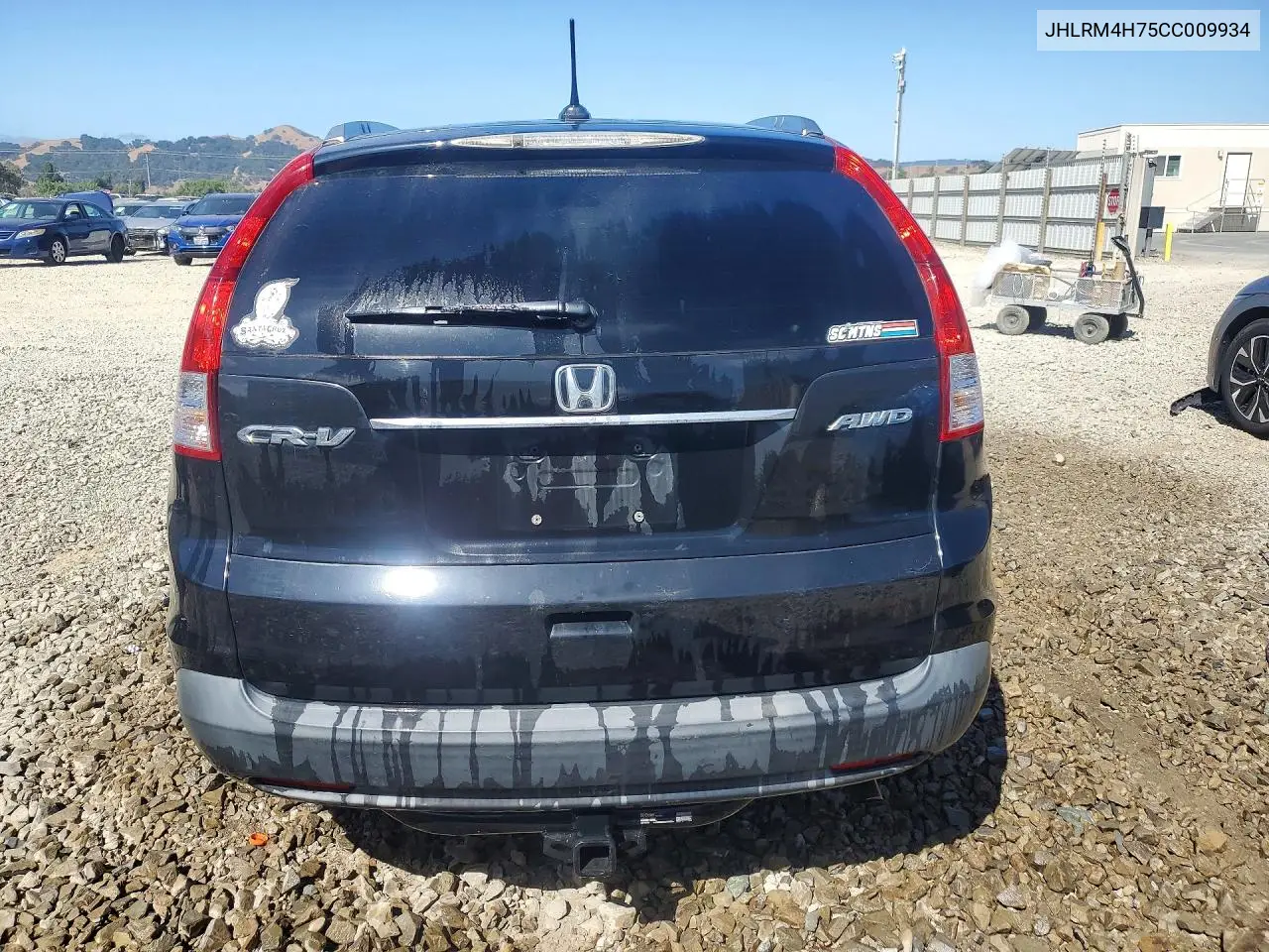 2012 Honda Cr-V Exl VIN: JHLRM4H75CC009934 Lot: 58951986
