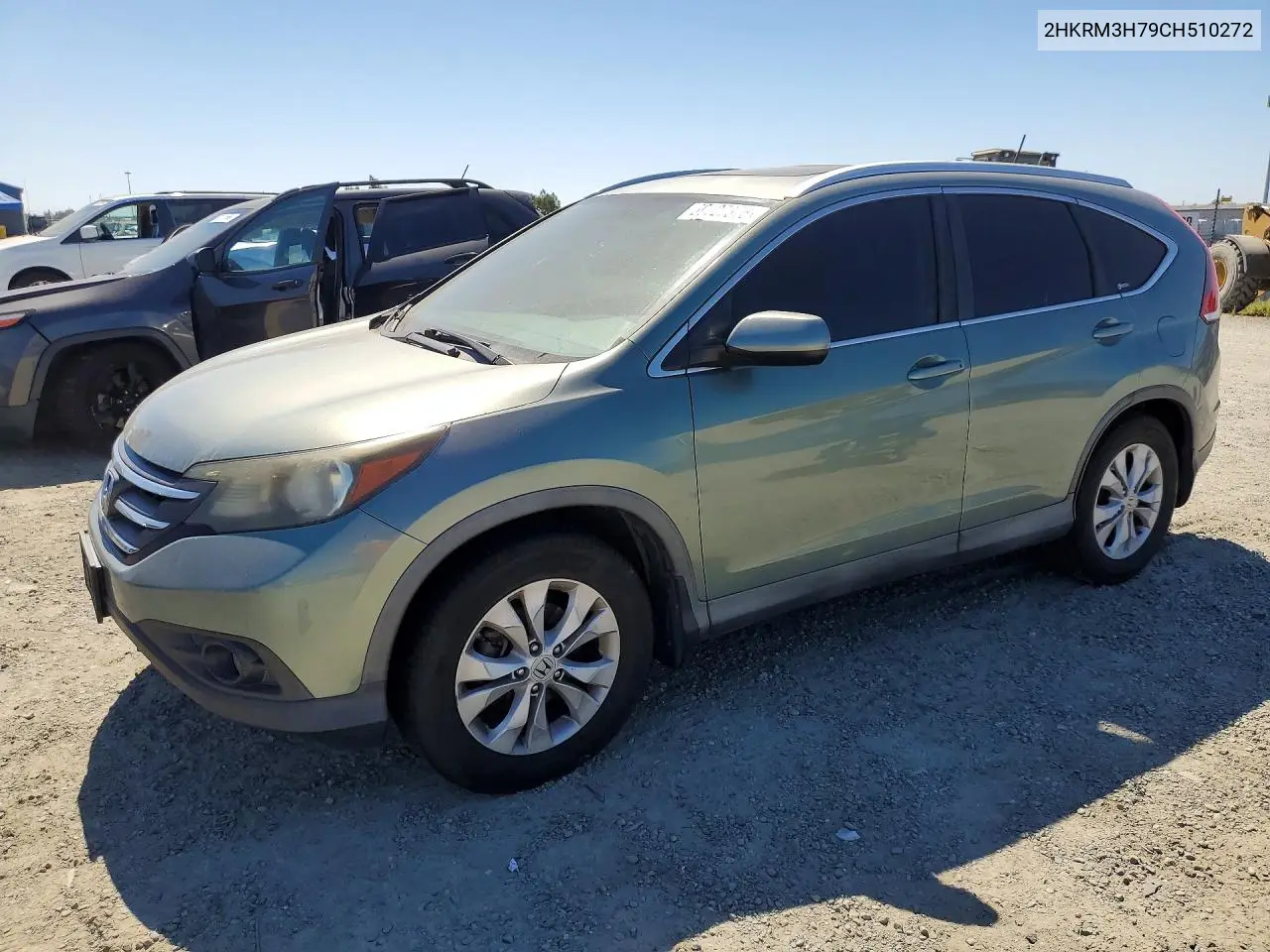 2012 Honda Cr-V Exl VIN: 2HKRM3H79CH510272 Lot: 59727376