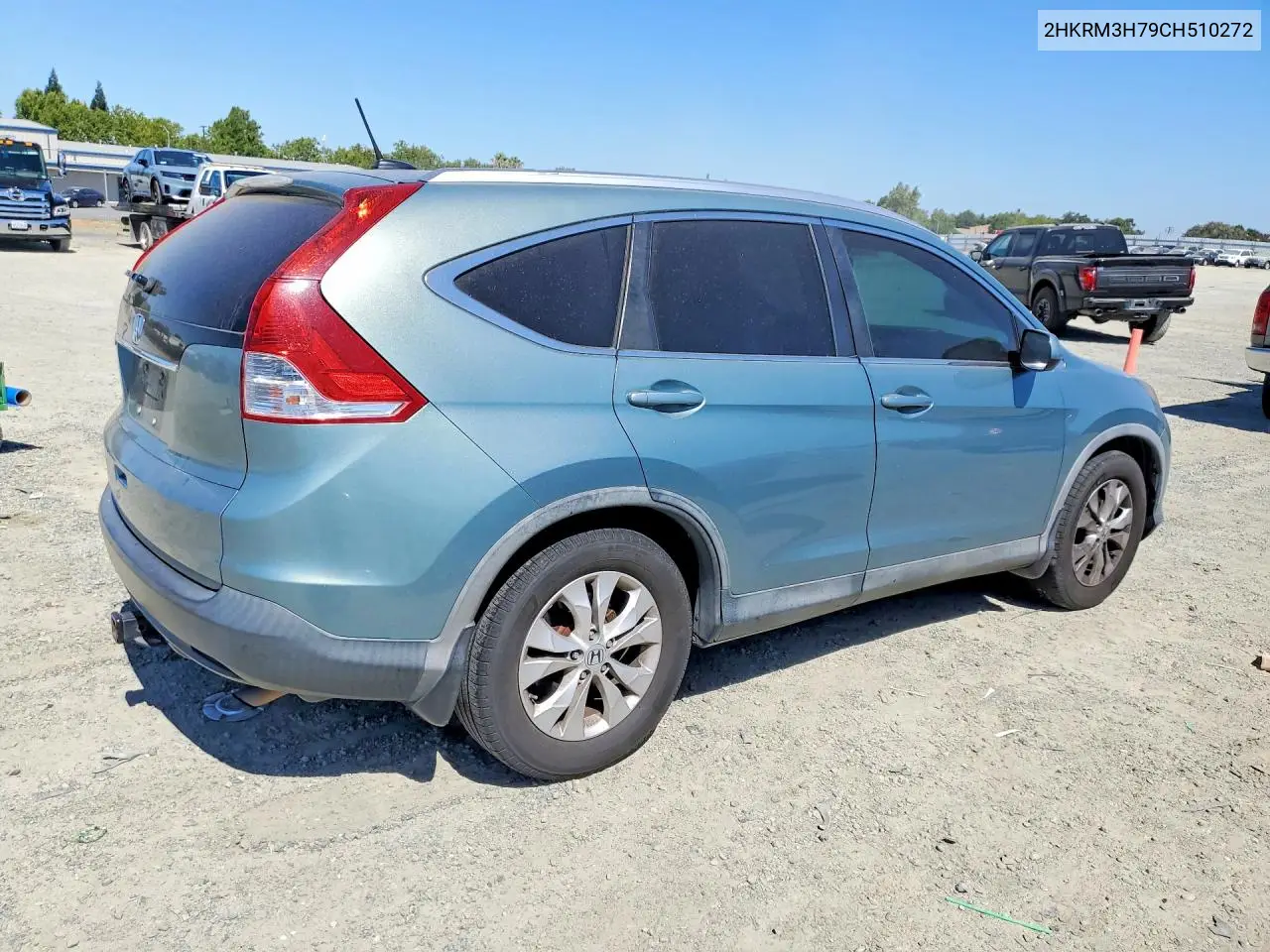 2012 Honda Cr-V Exl VIN: 2HKRM3H79CH510272 Lot: 59727376