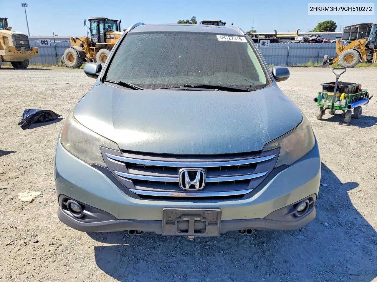 2012 Honda Cr-V Exl VIN: 2HKRM3H79CH510272 Lot: 59727376