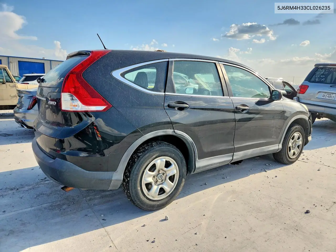 2012 Honda Cr-V Lx VIN: 5J6RM4H33CL026235 Lot: 61761816