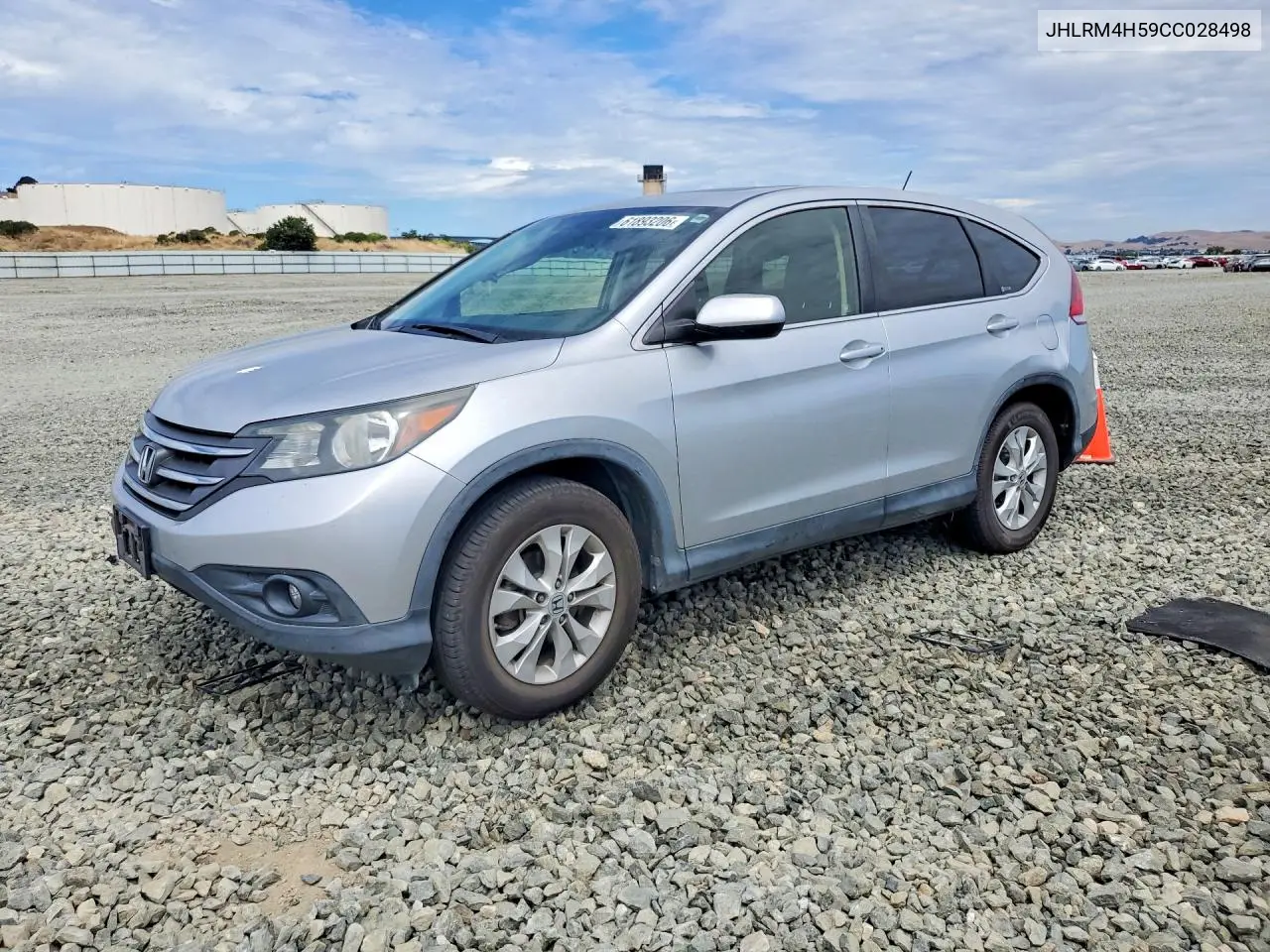 2012 Honda Cr-V Ex VIN: JHLRM4H59CC028498 Lot: 61893206