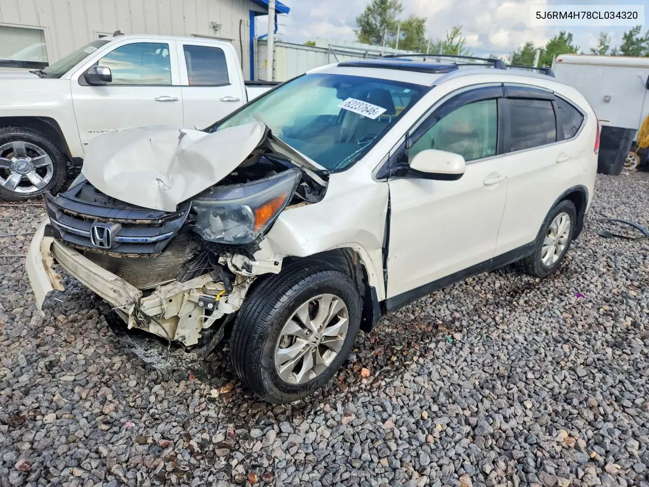 2012 Honda Cr-V Exl VIN: 5J6RM4H78CL034320 Lot: 62237646