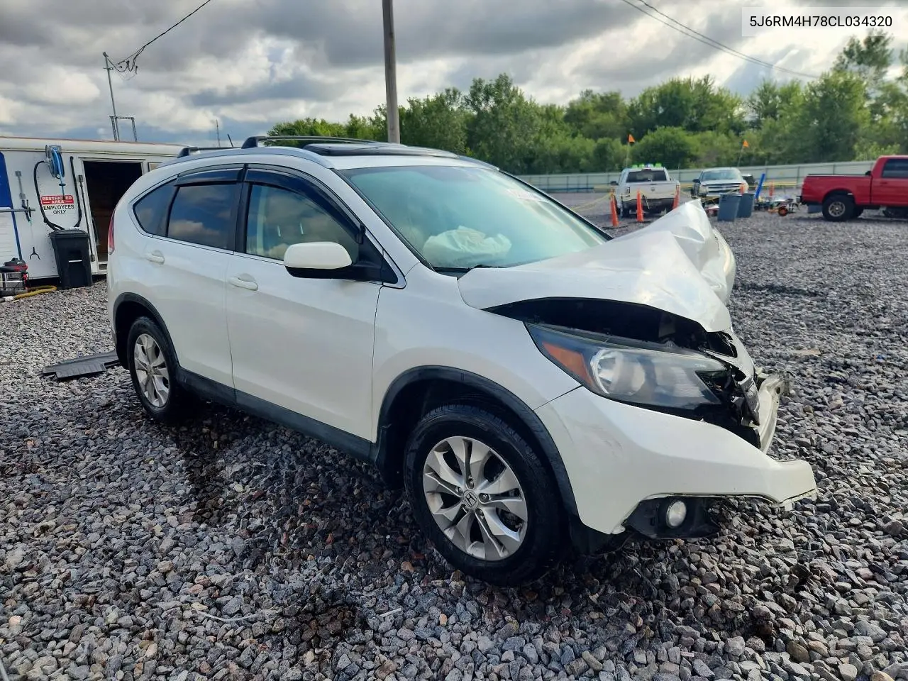 2012 Honda Cr-V Exl VIN: 5J6RM4H78CL034320 Lot: 62237646