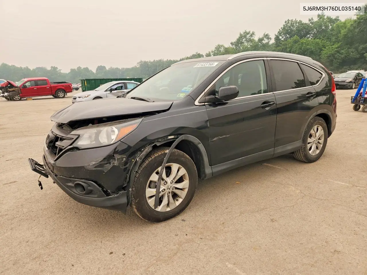 2013 Honda Cr-V Exl VIN: 5J6RM3H76DL035140 Lot: 61433766